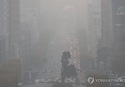 서울 초미세먼지주의보 발령