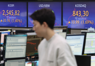 코스피, 美 금리인하 시사에 1%대 상승 출발…2천540대