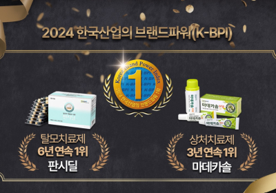 동국제약 판시딜·마데카솔 ‘한국산업 브랜드 파워’ 1위