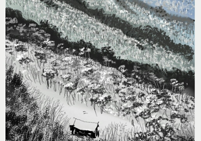 [디지털 붓으로 그린 세상] 바람과 눈이 빚은 환상의 설경 순천 ‘조계산’