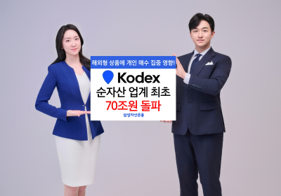 삼성운용 ‘KODEX ETF’ 순자산 70조원 넘어…업계 최초