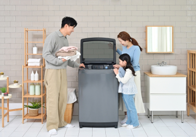 삼성전자, AI 기능 탑재 전자동 세탁기 신제품 ‘AI 통버블 세탁기’ 출시