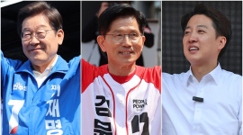 6·3 대선 HY여론조사③ : 양자대결 李 47.2% vs 金 41.1%…李 45.8% vs 이준석 28.6%