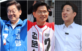 6·3 대선 HY여론조사③ : 양자대결 李 47.2% vs 金 41.1%…李 45.8% vs 이준석 28.6%