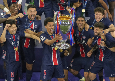 [포토 뷰] 이강인 PSG  UCL 첫 우승