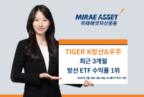 미래운용 ‘TIGER K방산&우주’ 방산ETF 중 3개월 수익률 1위