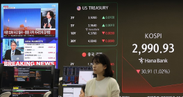 코스피 중동 불안에도 3,010대 약보합 마감…코스닥 ↓