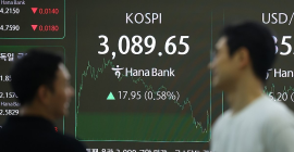 코스피 3,089 마감…기관‧외국인 순매수