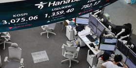 코스피 3,070대 마감…‘조선‧방산‧원전’ ↓