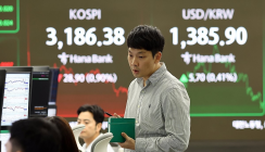 코스피, 미국 물가 우려‧차익 매물에 3,200선 내줘