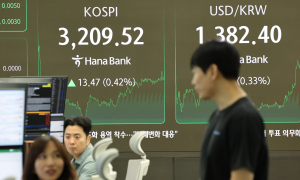 삼성전자 '7만전자' 등극 힘입어 코스피 4거래일 연속 상승