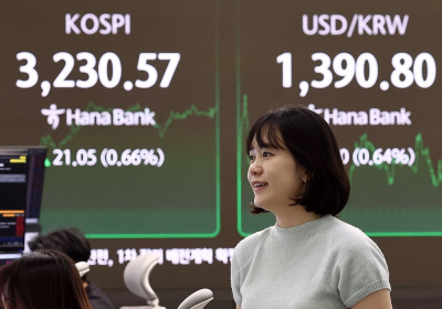 코스피 5거래일 연속 상승 3,230선 마감…4년만 최고